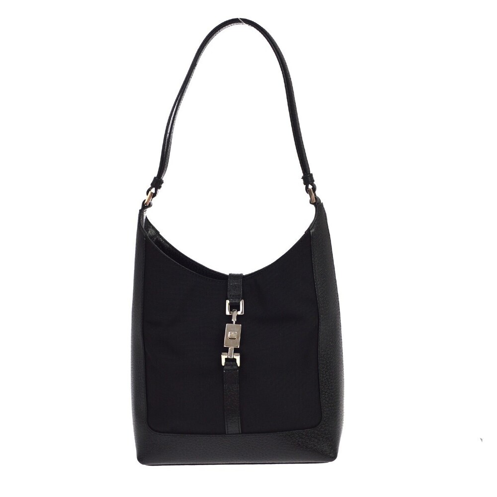 Gucci Vintage Jackie O Hobo Canvas and leather